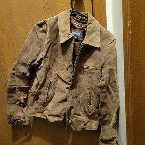 Wilson leather suade coat